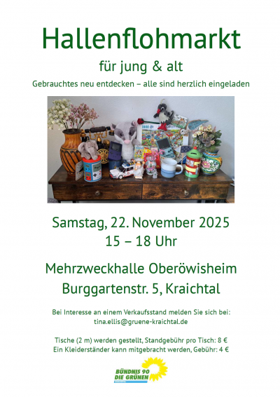 Plakat Hallenflohmarkt 2025